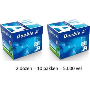 Kopieerpapier Double A Everyday - A4 70gr - FSC - hagelwit - 10 x 500 vel (2 dozen)