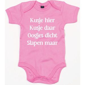 Rompertje Kusje Hier Kusje Daar-Bubble Gum Pink-6-12 Maanden