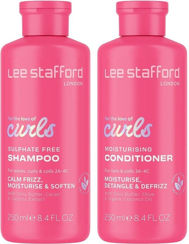 Lee Stafford - For The Love Of Curls - Shampoo en Conditioner - Voor Krullen