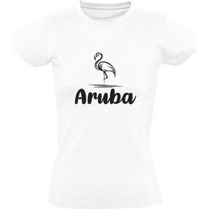 Aruba Dames t-shirt | Antillen | Wit