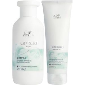 Wella - Nutri Duo Set - Shampoo en Conditioner - Voor Golvend Haar - 2 Stuks