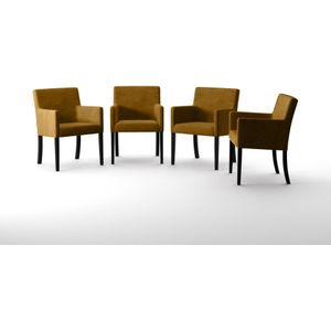 Set van 4 eetkamerstoelen Escape velvet | NADUVI Collection