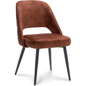 Set van 2 eetkamerstoelen Gusta velvet | MAY Interiors