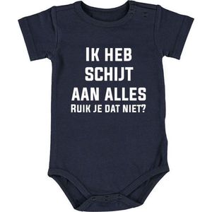 Ik heb schijt aan alles (ruik je dat niet?) Baby Romper | rompertje | geboorte | cadeau | jongen