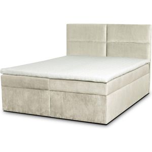 Boxspring Rio met opbergruimte velvet 160 x 200 cm | Ropez