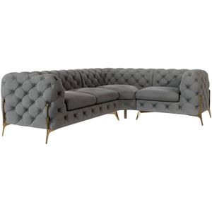 3-zitshoekbank Chelsea rechts velvet | Ropez