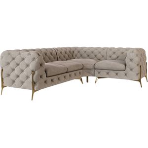 3-zitshoekbank Chelsea rechts velvet | Ropez