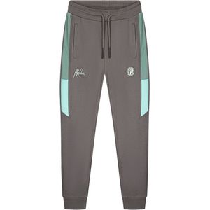 Malelions - Sport Transfer Trackpants - Grijs / Mint Groen - Broeken