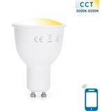 GU10 - WiFi LED Spot - Warmwit - Daglichtwit - 7W - AigoSmart App