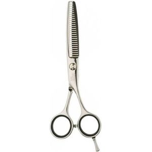 Belux Surgical Instruments / Professionele Uitdunschaar – Efileerschaar voor Rechtshandigen – Kappersschaar - RVS – 19 cm – Zilver