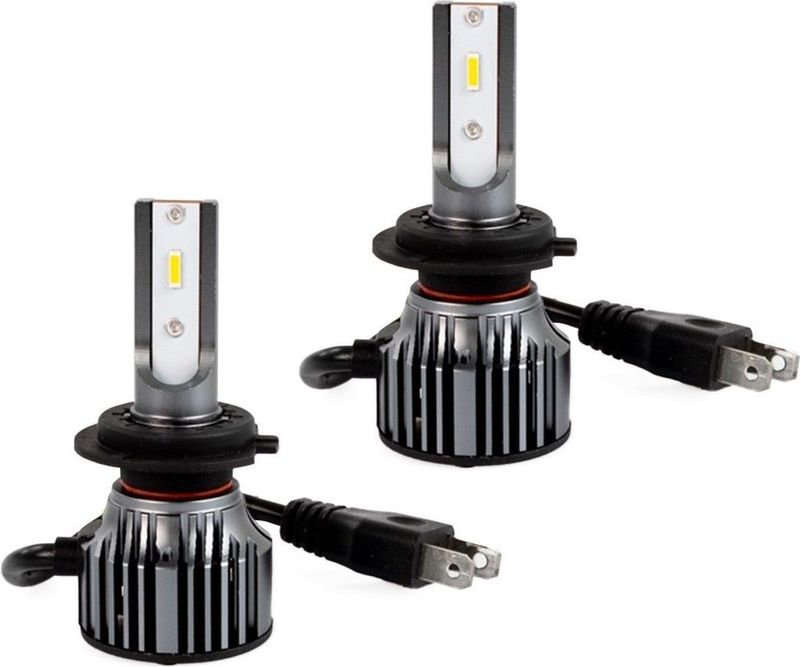 H7 koplamp set daglichtwit 6500K - 50 Watt & 5000 Lm/stuk | 12V & 24V DC - actieve koeling