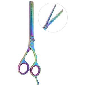 Belux Surgical Instruments / Professionele uitdunschaar - Uitdun kappersschaar - Multi Kleur - 15.5 cm