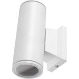 Buitenlamp - Rond - Wit - Dubbele GU10 Lampvoet - Waterdicht IP65