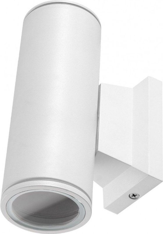 Buitenlamp - Rond - Wit - Dubbele GU10 Lampvoet - Waterdicht IP65