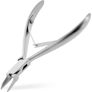 Belux Surgical Instruments - Nagelknipper - Hoektang met Zeer Spitse Bek - RVS-dubbele veer