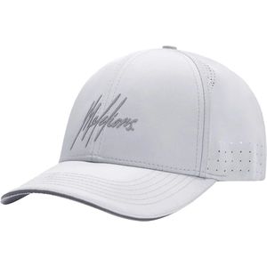 Malelions Sport Perforated Cap Light Grey Maat One Size