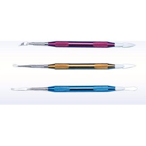 Belux Surgical Instruments / Dental keramische Wax beeldhouwen Tool -3Pcs - mengen laboratoriuminstrument - dubbele kop - verpakt in een zakje - Handig en gebruiksvriendelijk