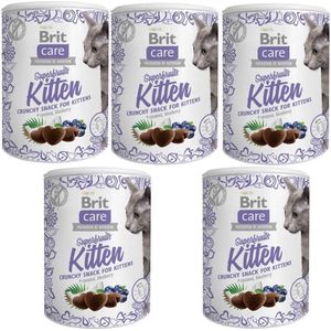 Brit Care Cat Snack Superfruits Kitten 5x100 gram