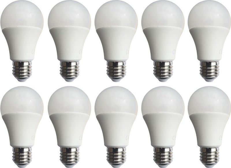 Gloeilampen - E27 - 10-pack - Warm Wit - LED - 3000K