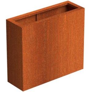 Ivara Plantenbak Cortenstaal (L)90 x (B)30 x (H)80 cm | (L)90 x (B)30 x (H)80 cm