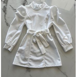 Meisjes jurk ""Wit"", verkrijgbaar in de maten 104/4 t/m 164/14