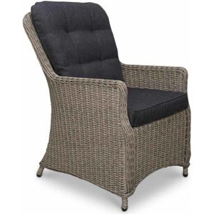 Denza Furniture Elip dining tuinstoel | wicker  aluminium | Natural Grey
