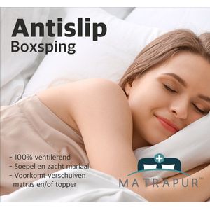 Matrapur | Antislip Matrasonderlegger voor Boxspring - Matrasbeschermer - 140x170cm
