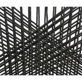 BUITEN living Livorno/Seville zwart dining tuinset 5-delig | betonlook  hardhout | ovaal | 200x110cm