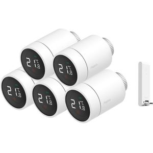 Aqara Radiator Thermostaat E1 - Starter Kit - Werkt met HomeKit - Incl. Aqara Hub E1