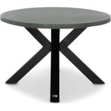 BUITEN living Stockholm dining tuintafel | betonlook  staal | ovaal | 240x120cm