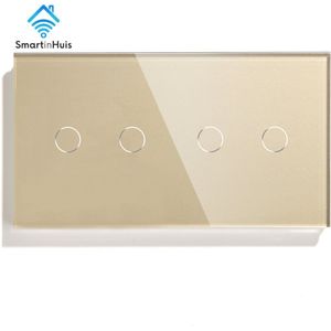 SmartinHuis - 2x1 polig + 2x1 polig - Goud