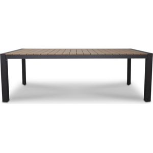 LUX outdoor living Cortona Natural dining tuintafel | aluminium  polywood | 220x100cm