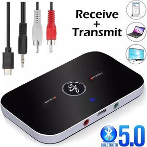 Bluetooth 5.0 Adapter - 2-in-1 Transmitter & Receiver - 3.5mm Aux Dongel