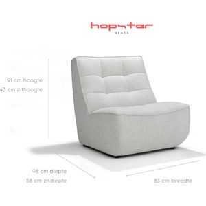 NIEUW Hopster® Seat (Fauteuil) 1-pers. | Modern Design | Binnen 24 uur geleverd