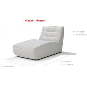 NIEUW Hopster® Seat Grand (Fauteuil, Chaise Longue) 1-pers. | Modern Design | Binnen 24 uur geleverd