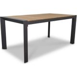 LUX outdoor living Cortona Natural dining tuintafel | aluminium  polywood | 160cm