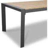 LUX outdoor living Cortona Natural dining tuintafel | aluminium  polywood | 160cm