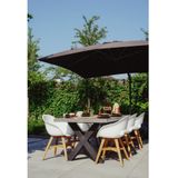BUITEN living Lyon dining tuintafel betonlook | betonlook  staal | 250x100cm