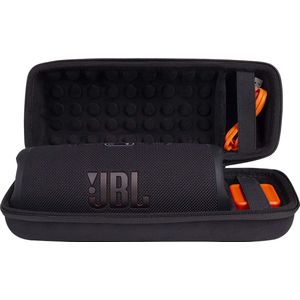 Selwo Harde tas + schouderriem voor JBL Charge 5/ voor Charge 4 Bluetooth luidspreker (zwart)