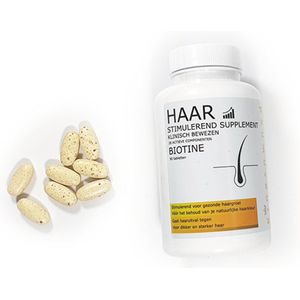 Haar vitamines 90 tabletten met Vitamine B12 (106,8%) & Biotine - Haargroei producten - Haaruitval vrouwen & mannen
