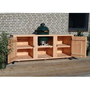 Bbq tafel | Barbecue tafel Chicago | Buitenkeuken | 3 delig | BuitenDuurzaam