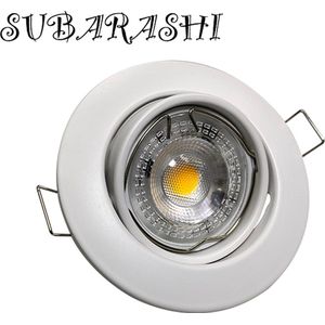 6XLED Inbouwspot voor MR16 series GU5,3/GU10-voor binnen en buiten- kantelbaar - ronde - 6 Stuks