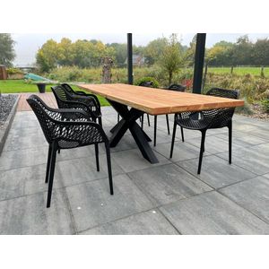 Tuintafel Douglas 300 cm x 90 cm | Matrix XL | Spinpoot | Duurzaam | Onderhoudsarm | 8 - 10 personen