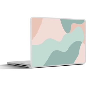 Laptop sticker - 13.3 inch - Zomer - Vormen - Abstract - 31x22,5cm - Laptopstickers - Laptop skin - Cover