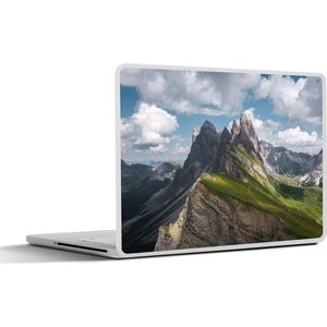 Laptop sticker - 14 inch - Berg - Dolomieten - Italië - 32x5x23x5cm - Laptopstickers - Laptop skin - Cover