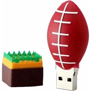 American football rugbybal 128GB 3.0 usb stick -1 jaar garantie – A graden klasse chip
