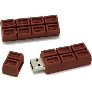 Chocolade 128GB 3.0 usb stick - A graden klasse chip - 1 jaar garantie