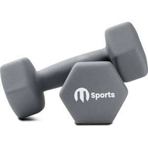 M sports - Gewichten - Halterset - Dumbbell Set - Neopreen Dummbbells - 3kg