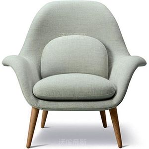 Medina Fauteuil - Relaxstoel met voetenbank - Velvet/Kasjmier