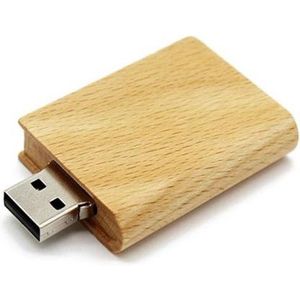 128GB 3.0 Hout boek usb stick